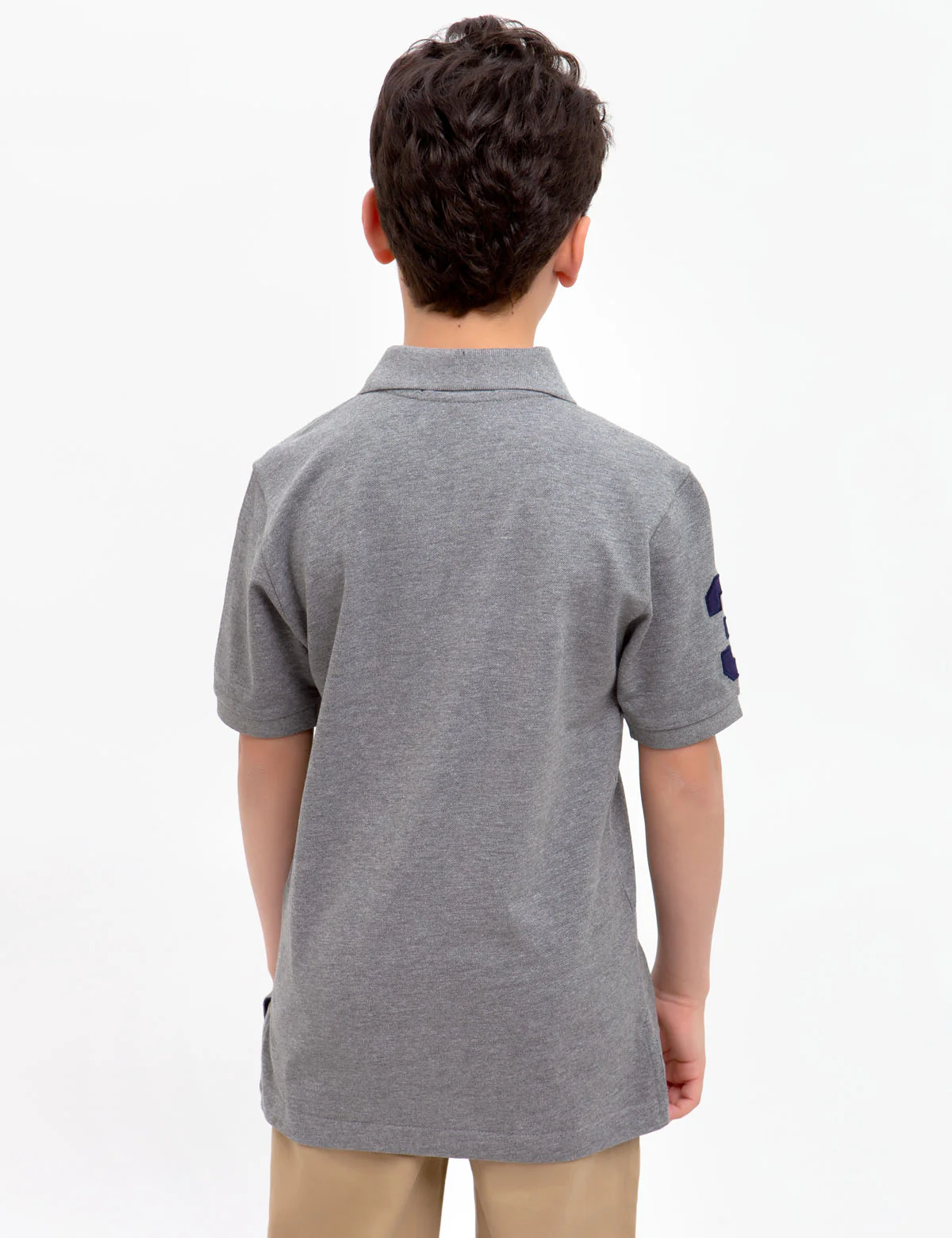 Boys Multi-Color Big Logo Polo Shirt - Image 3