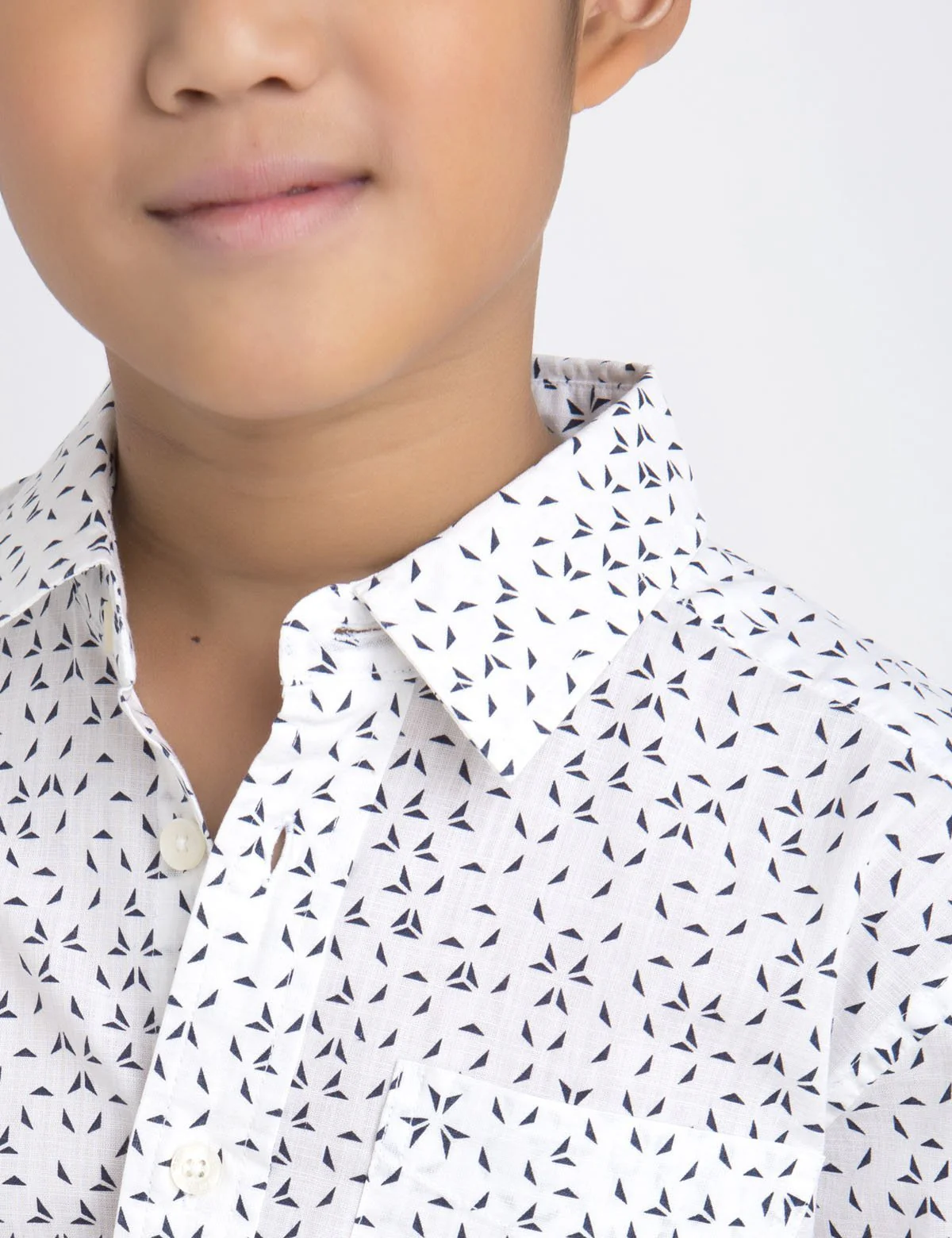 BOYS ORIGAMI PRINT SHIRT - Image 2