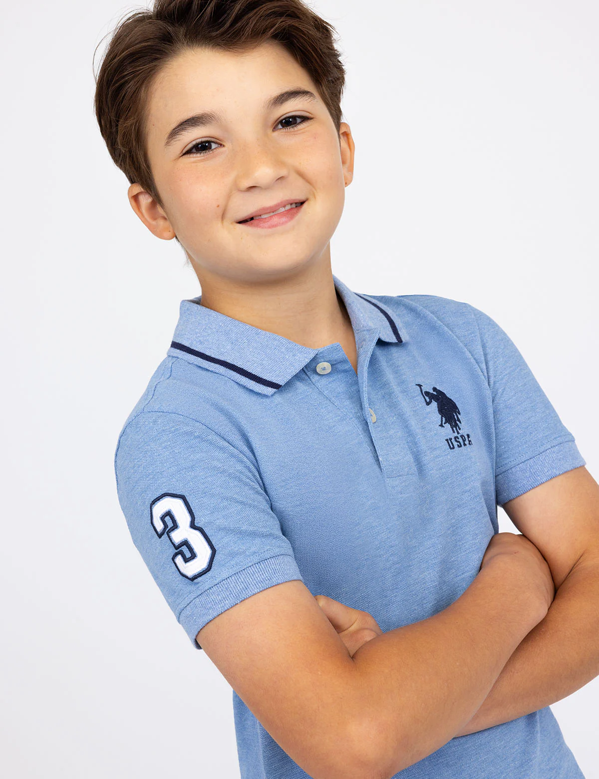 BOYS PIQUE SOLID POLO SHIRT - Image 17