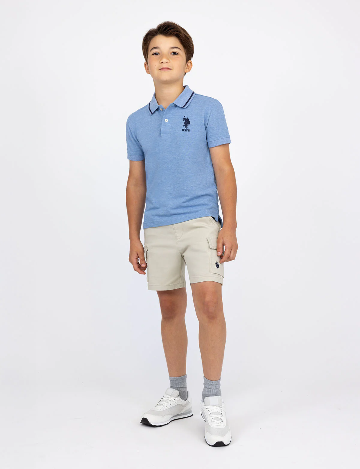 BOYS PIQUE SOLID POLO SHIRT - Image 18