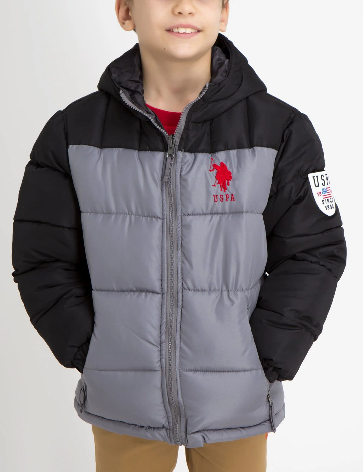 BOYS REVERSIBLE PUFFER JACKET - Image 3