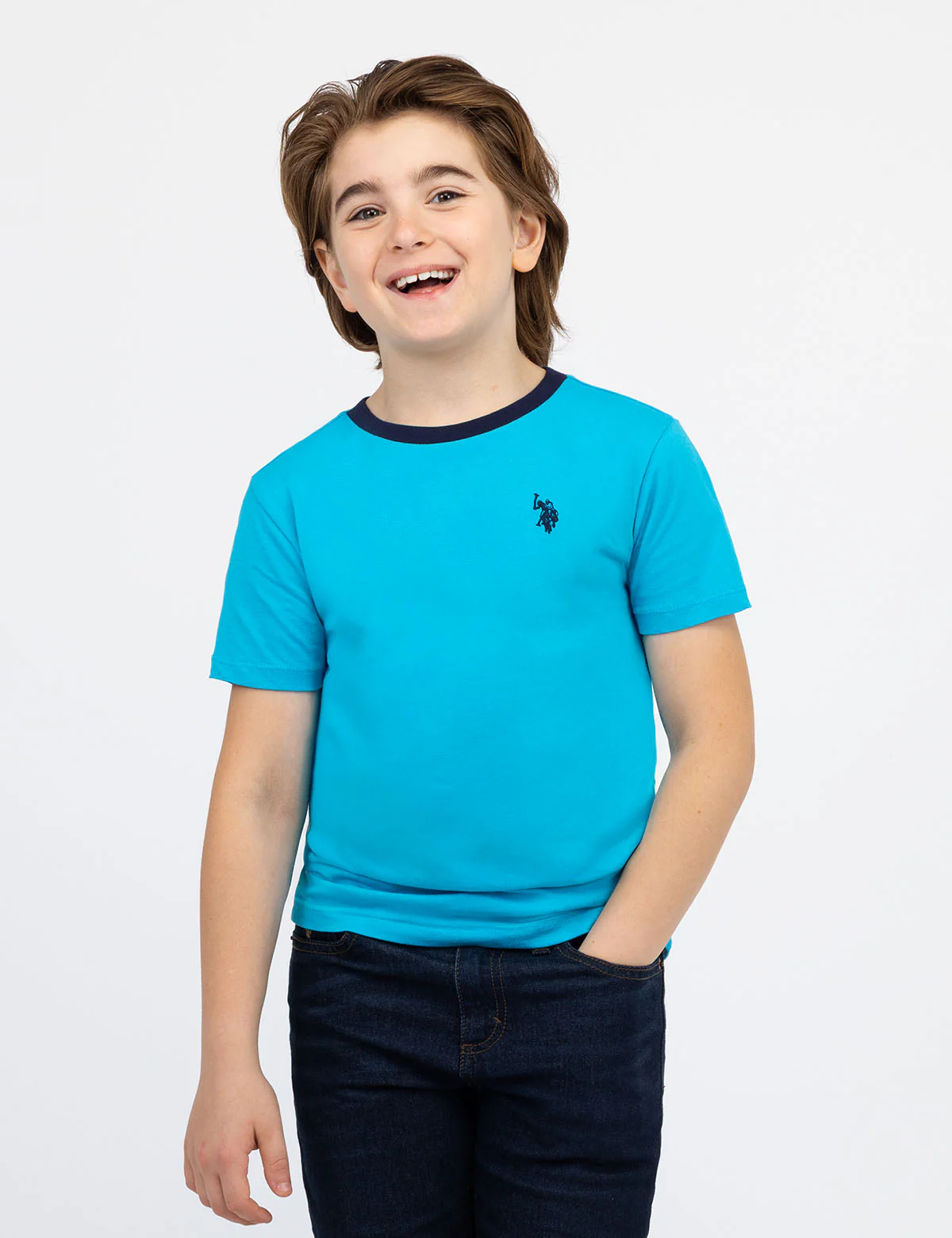 BOYS RINGER CREW NECK T-SHIRT - Image 4