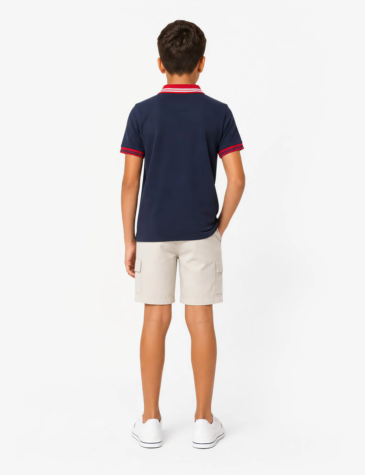 BOYS TWILL PULL ON CARGO SHORT - Image 3