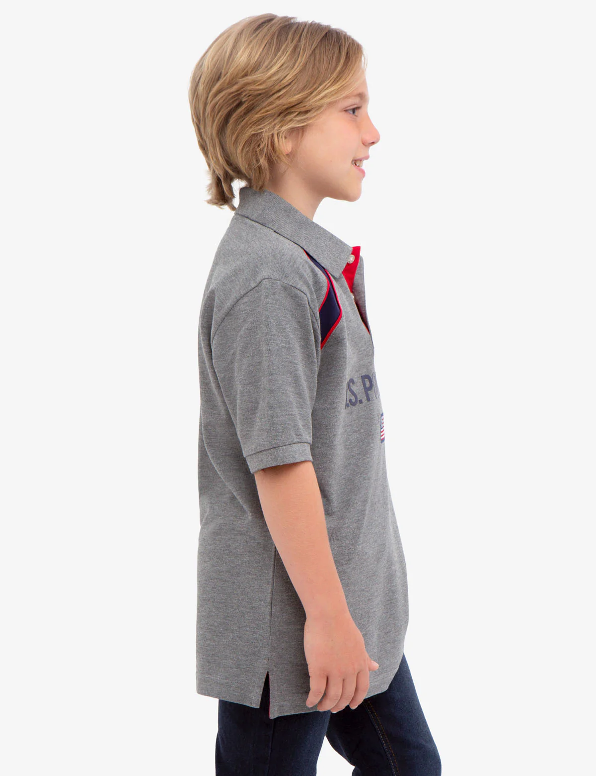 BOYS U.S. POLO ASSN. PIQUE POLO SHIRT - Image 2