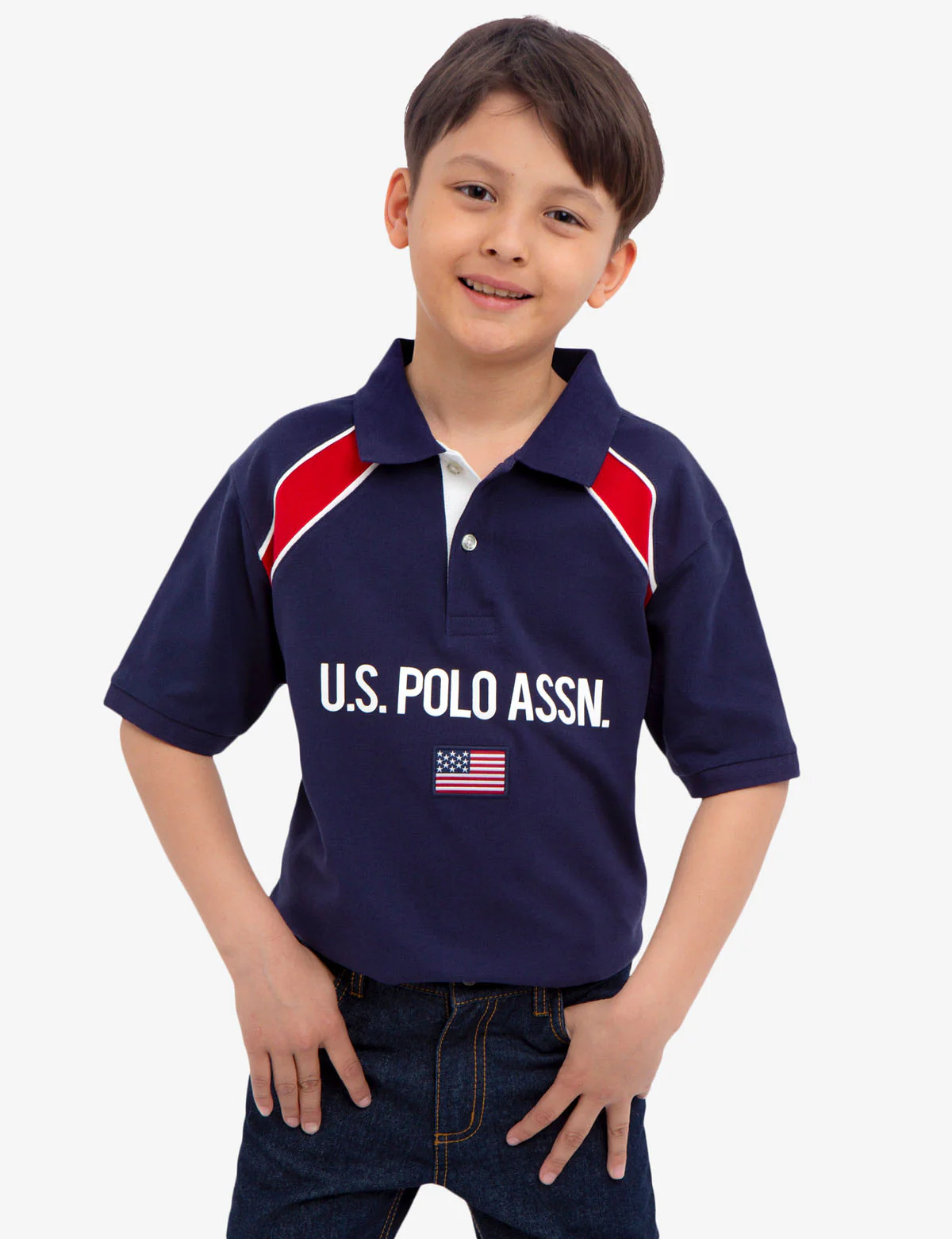 BOYS U.S. POLO ASSN. PIQUE POLO SHIRT - Image 4