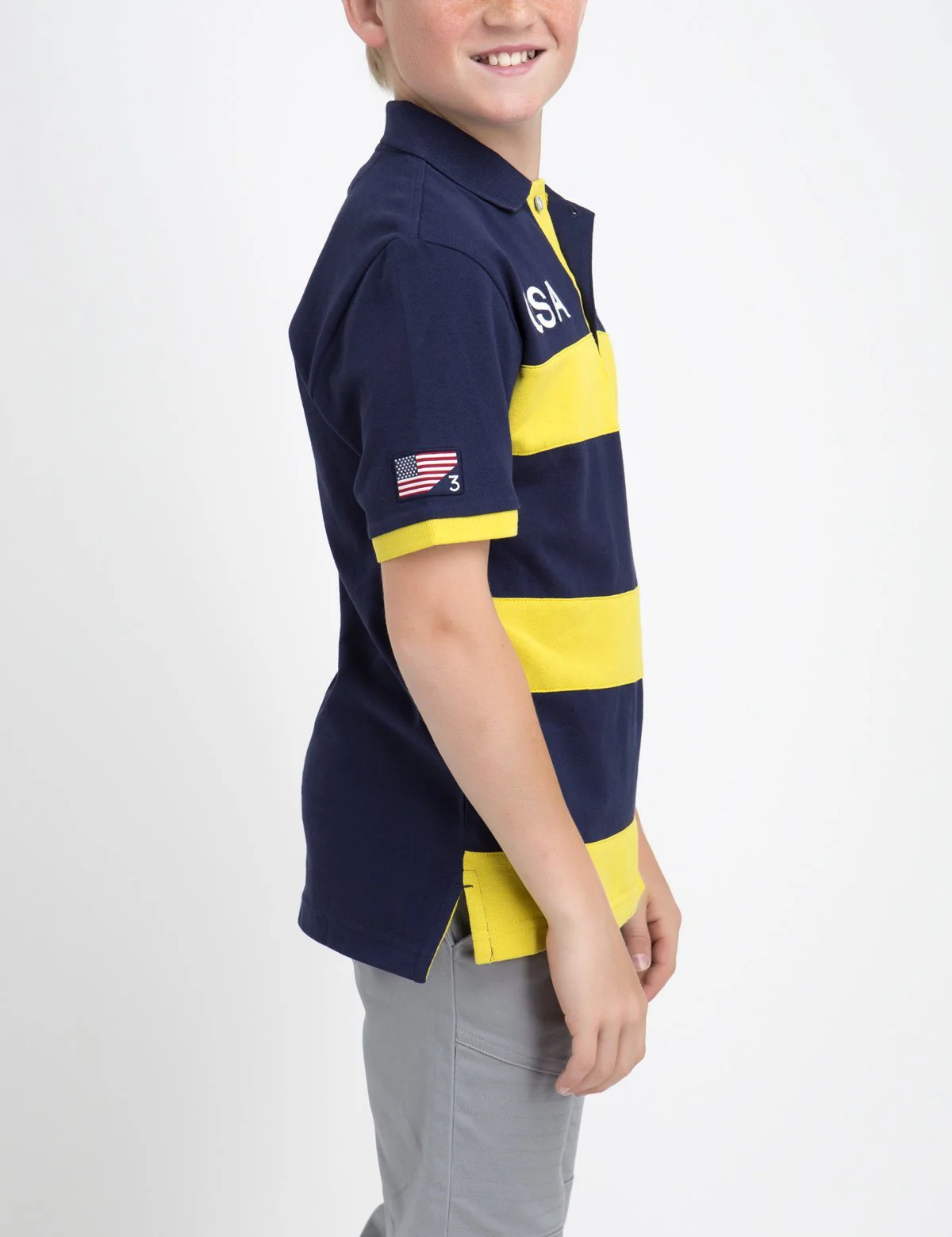 BOYS USA RUGBY POLO SHIRT - Image 4