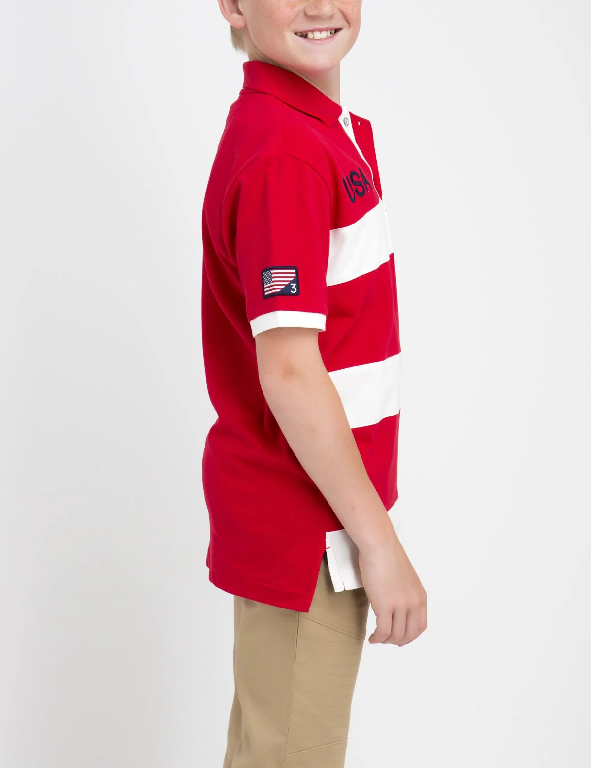 BOYS USA RUGBY POLO SHIRT - Image 8