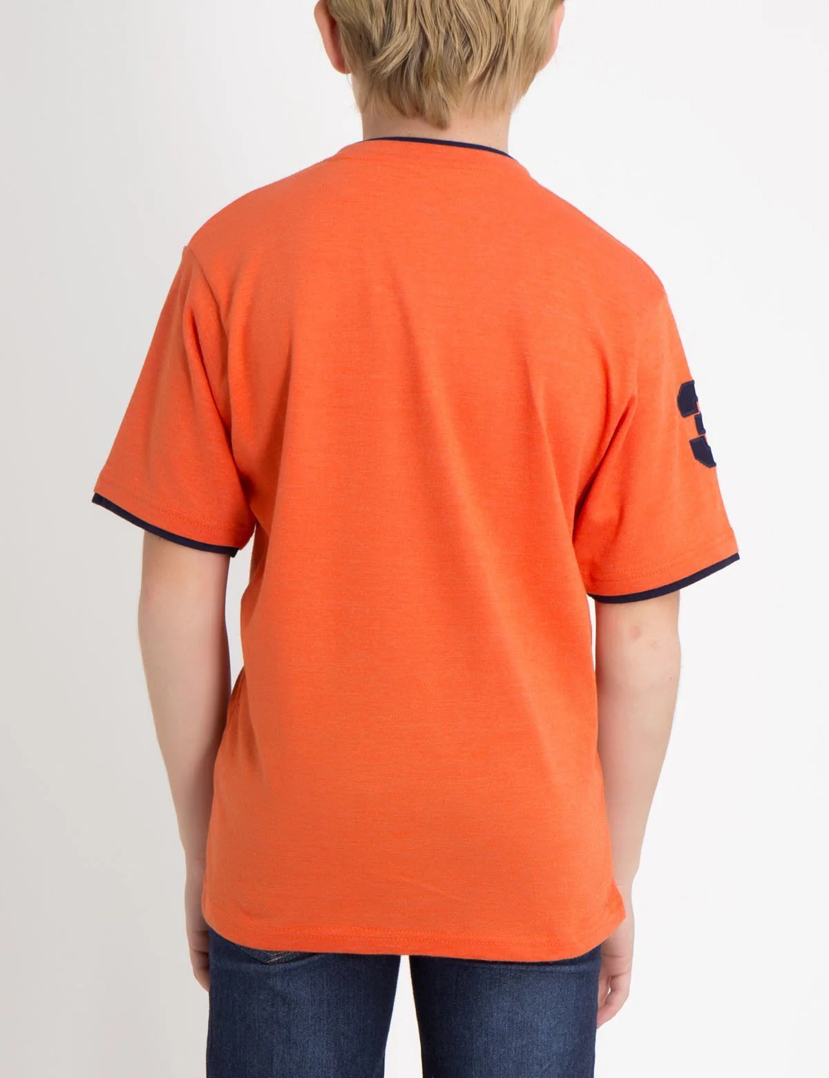 Boys V-Neck Big Logo T-Shirt - Image 10