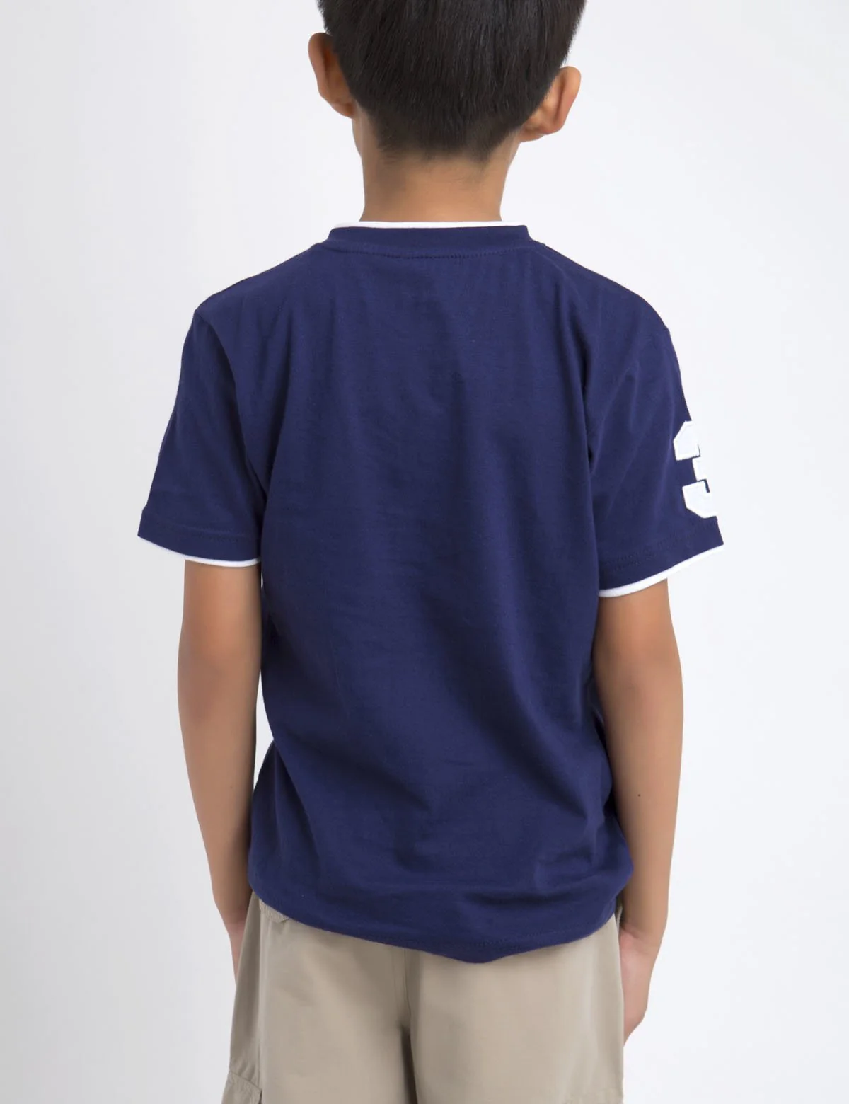 Boys V-Neck Big Logo T-Shirt - Image 21