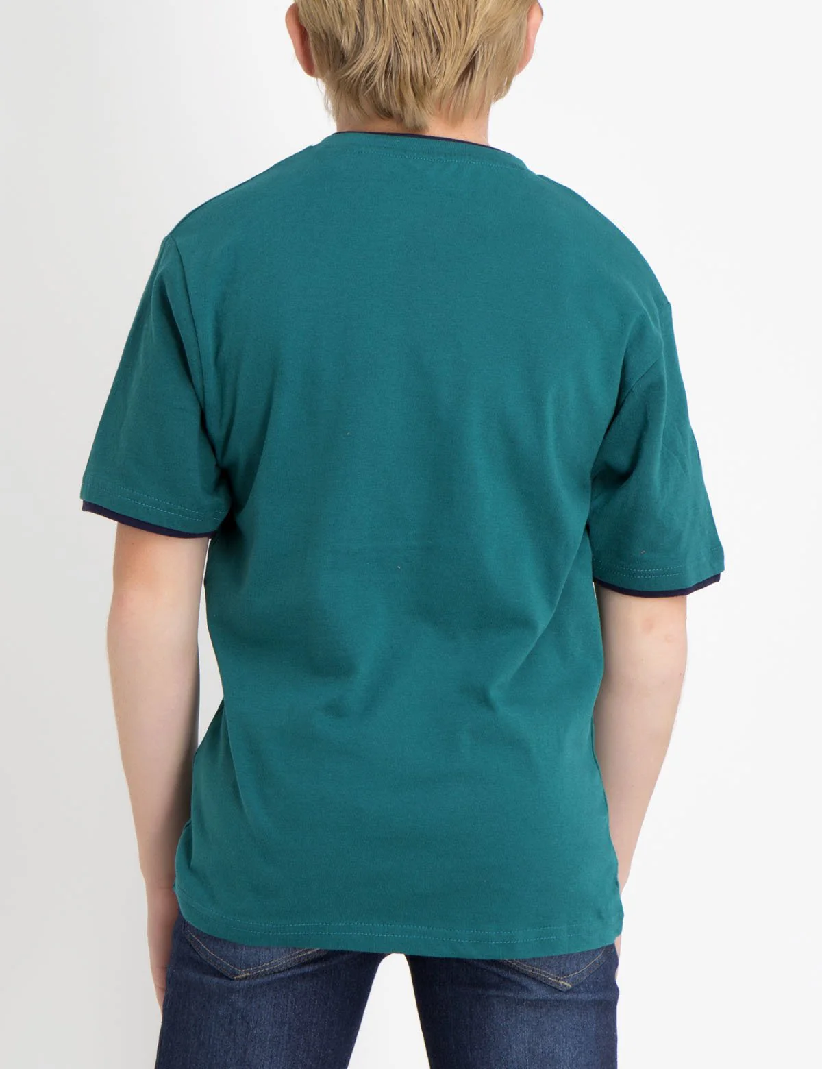 Boys V-Neck Big Logo T-Shirt - Image 25