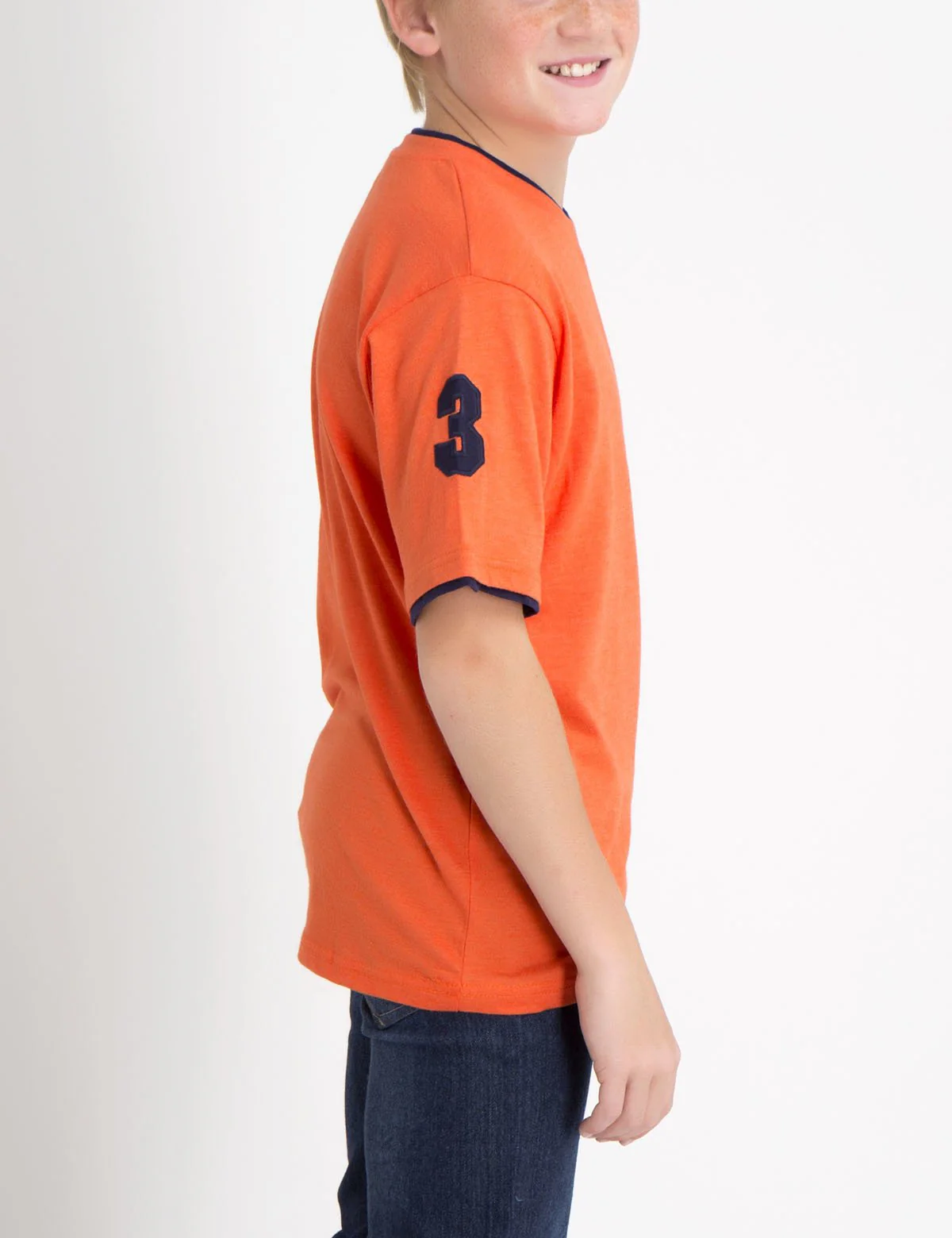 Boys V-Neck Big Logo T-Shirt - Image 31
