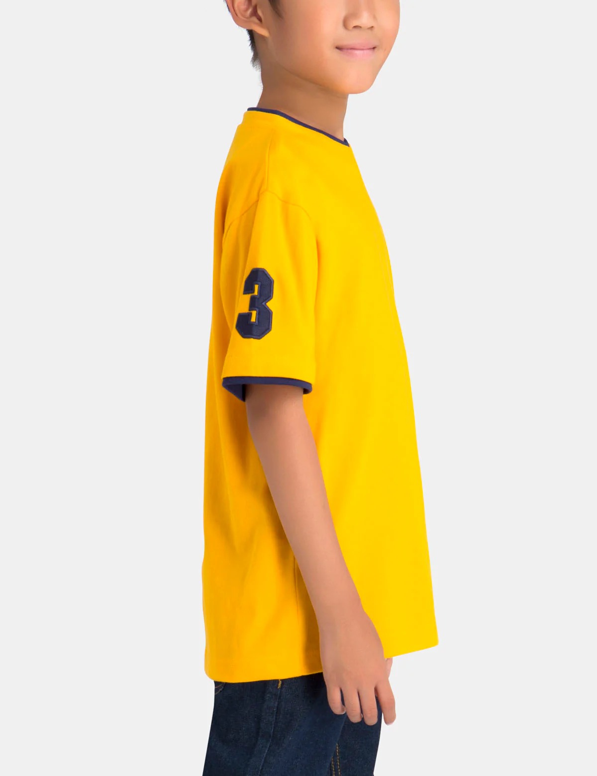 Boys V-Neck Big Logo T-Shirt - Image 40