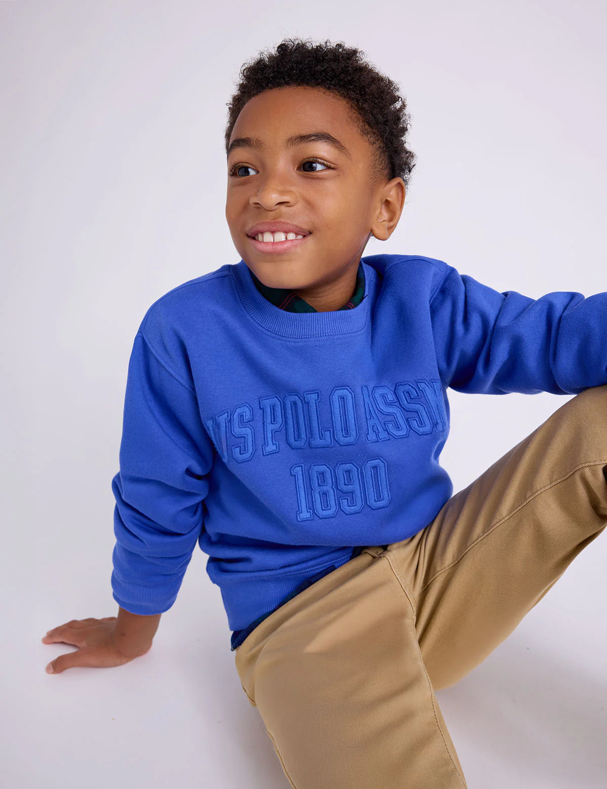 BOYS WORDMARK APPLIQUE FLEECE PULLOVER