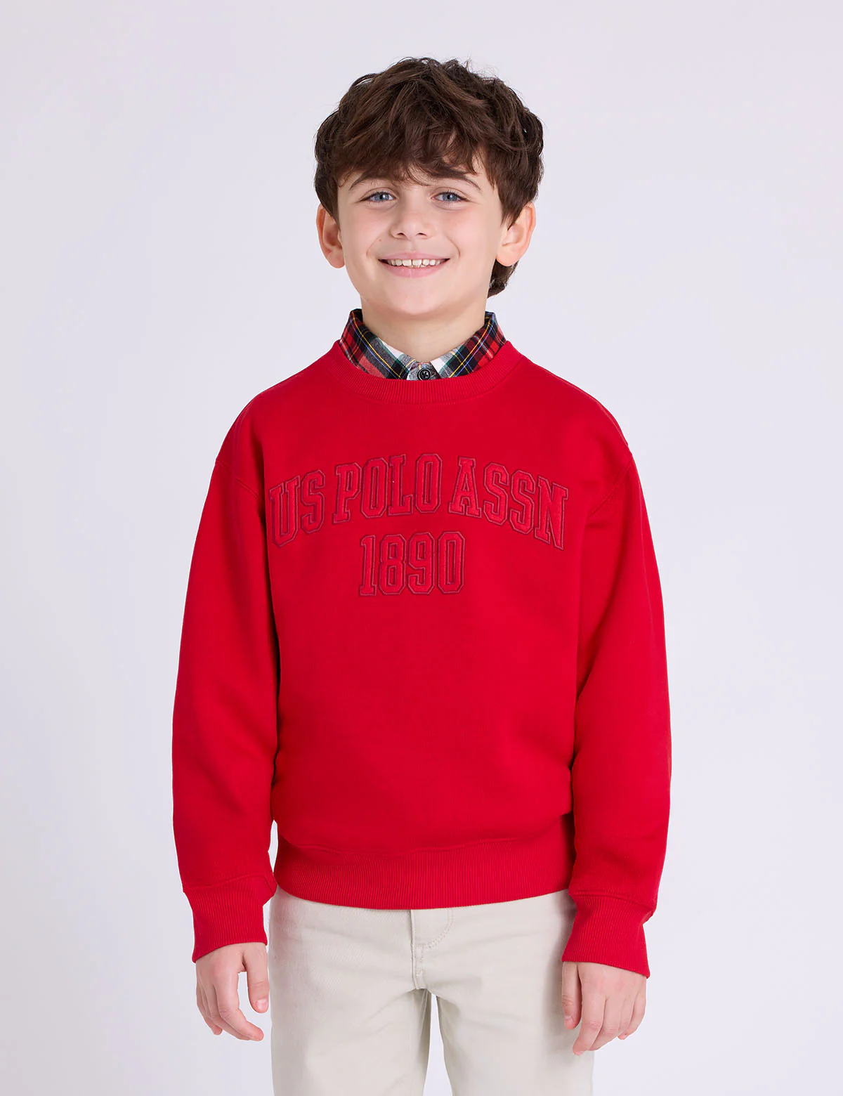 BOYS WORDMARK APPLIQUE FLEECE PULLOVER - Image 6