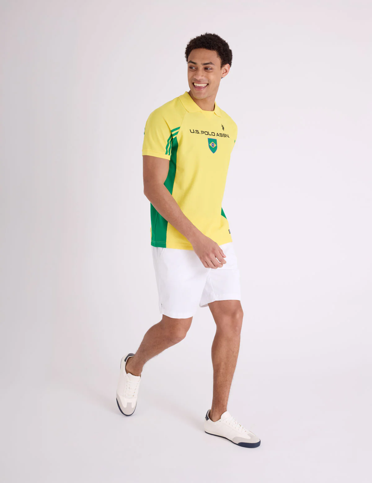BRAZIL SHIELD PERFORMANCE PIQUE POLO SHIRT - Image 6