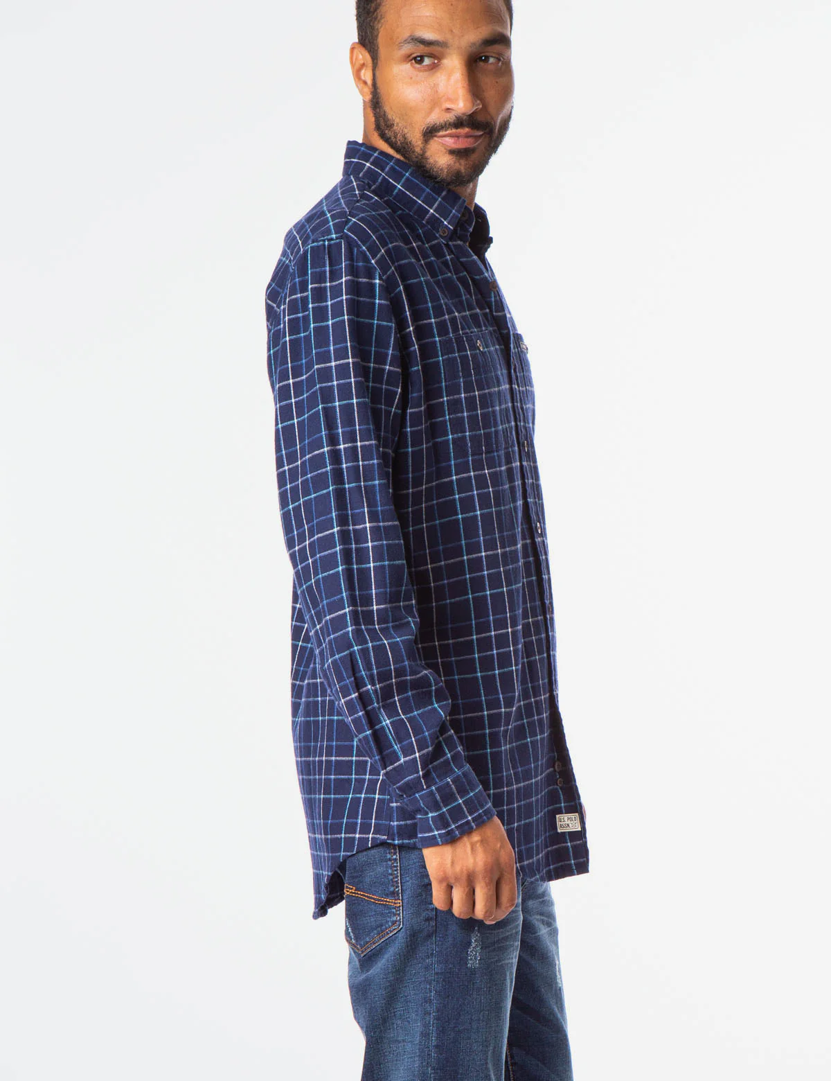 BRUSHED TWILL PLAID SHIRT - Image 4