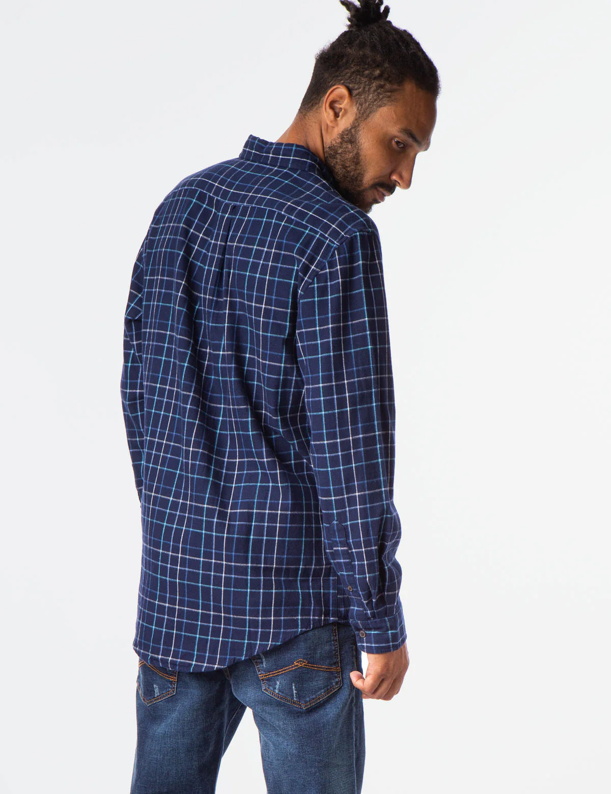 BRUSHED TWILL PLAID SHIRT - Image 5