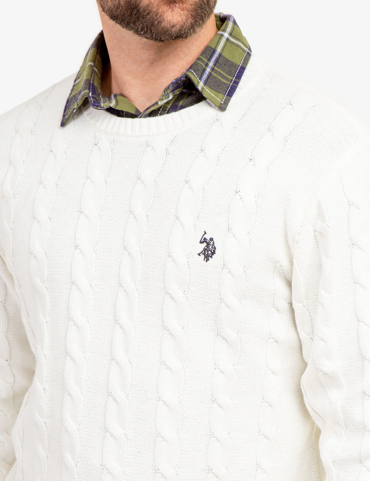 CABLE CREW NECK SWEATER - Image 14