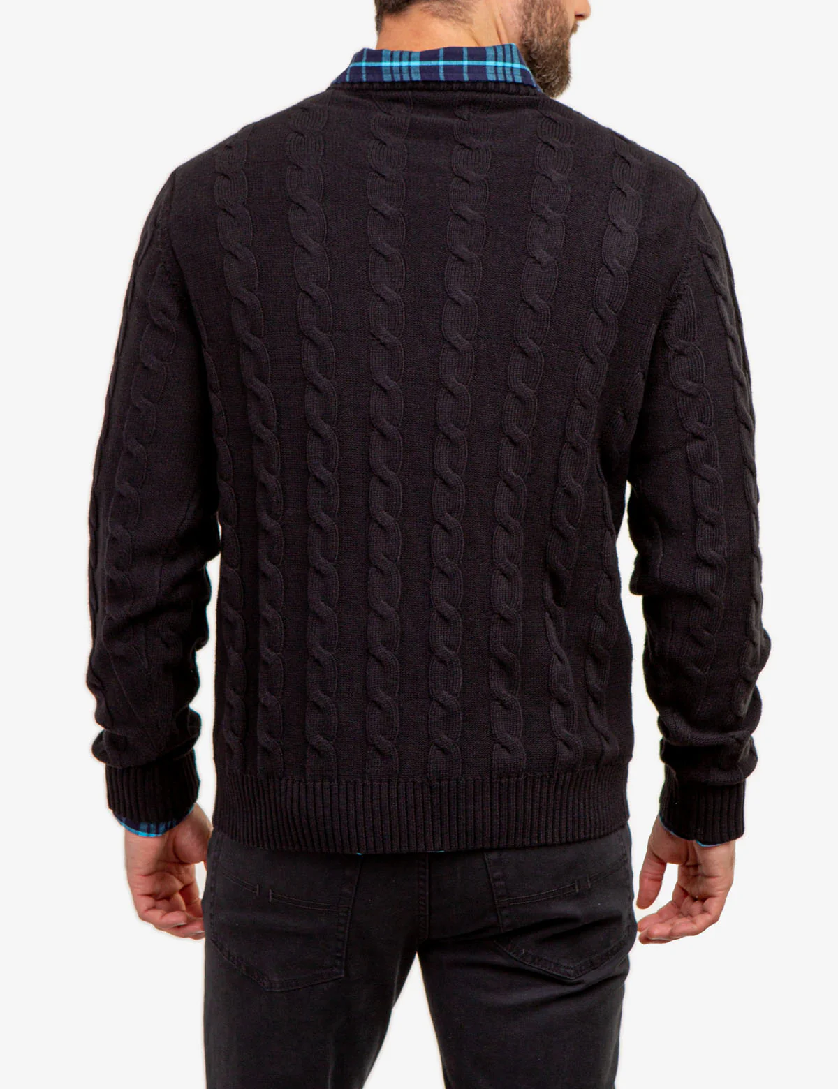 CABLE CREW NECK SWEATER - Image 4