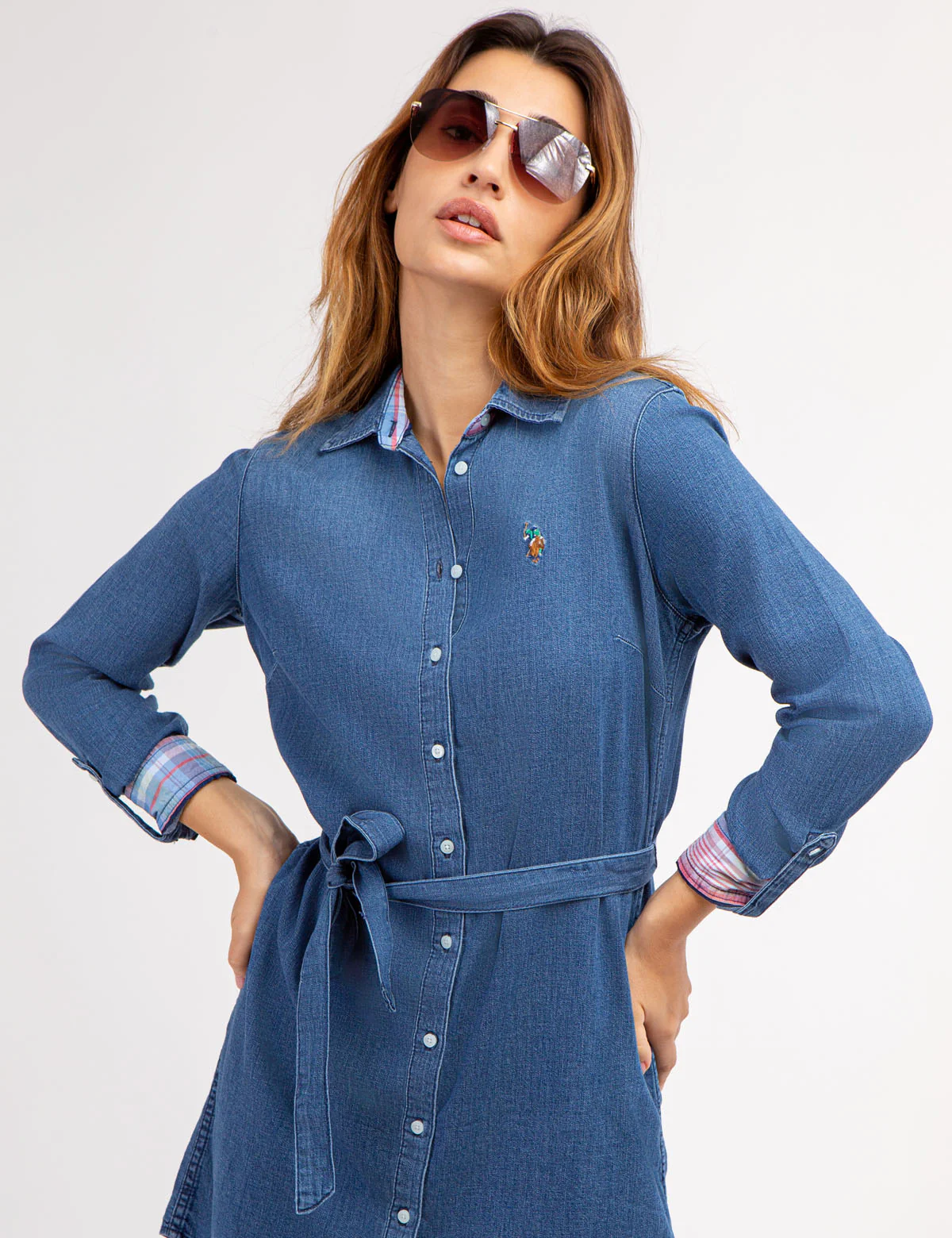 CHAMBRAY DRESS - Image 4