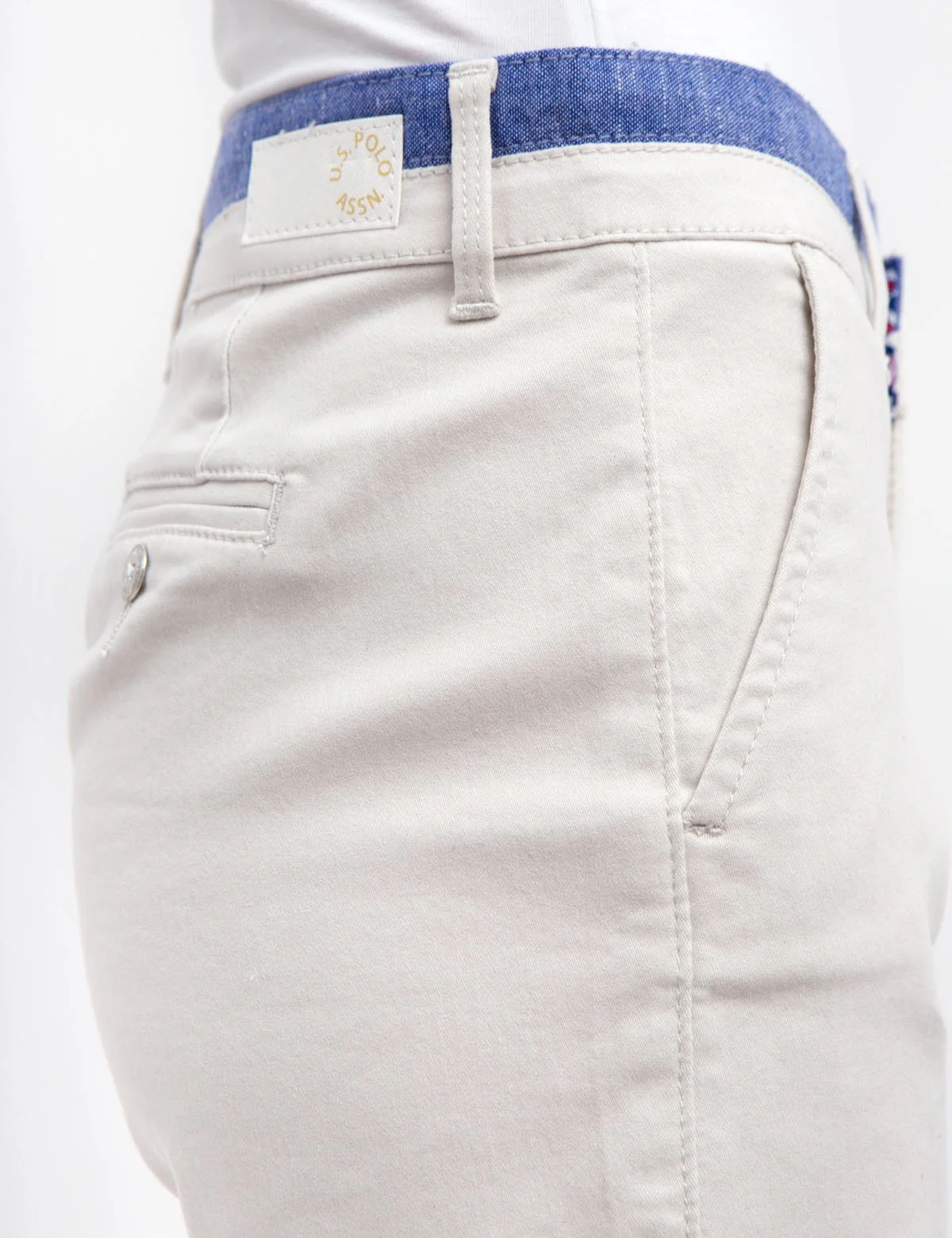 CHAMBRAY TRIM SHORTS - Image 7