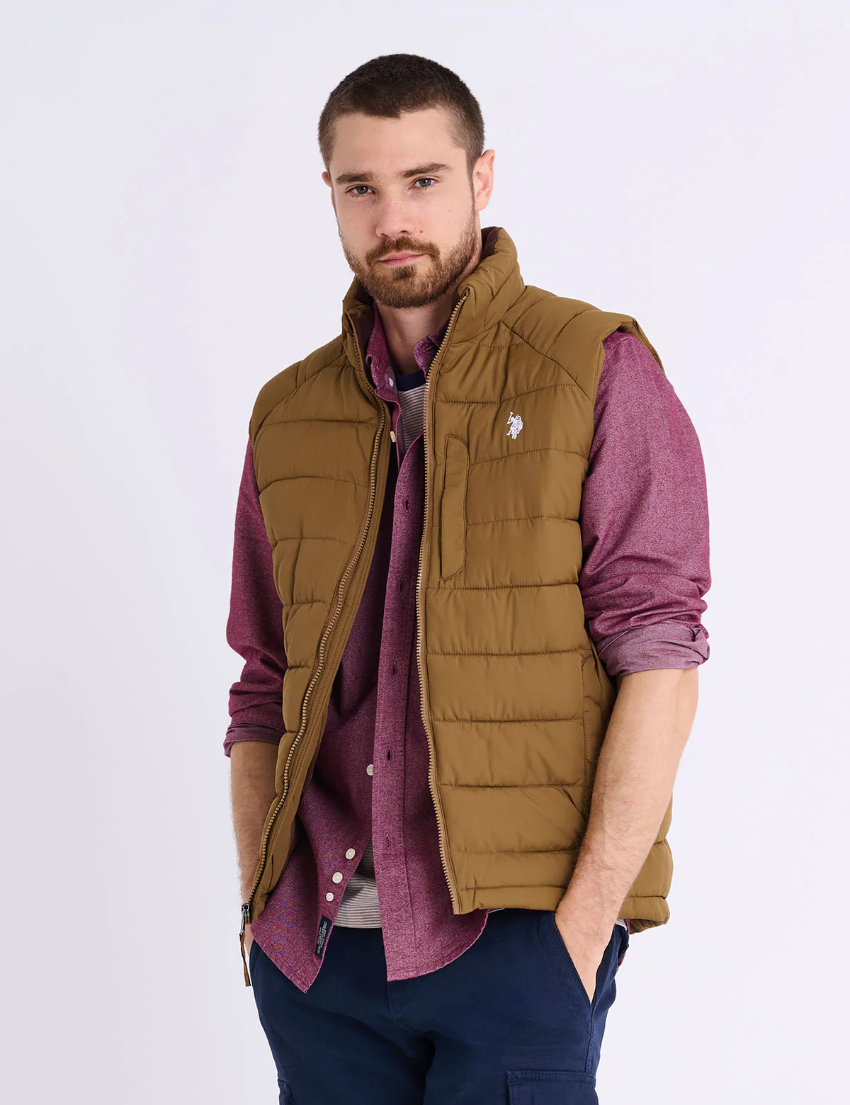 CHANNEL QUILTED PACKABLE VEST - Image 2