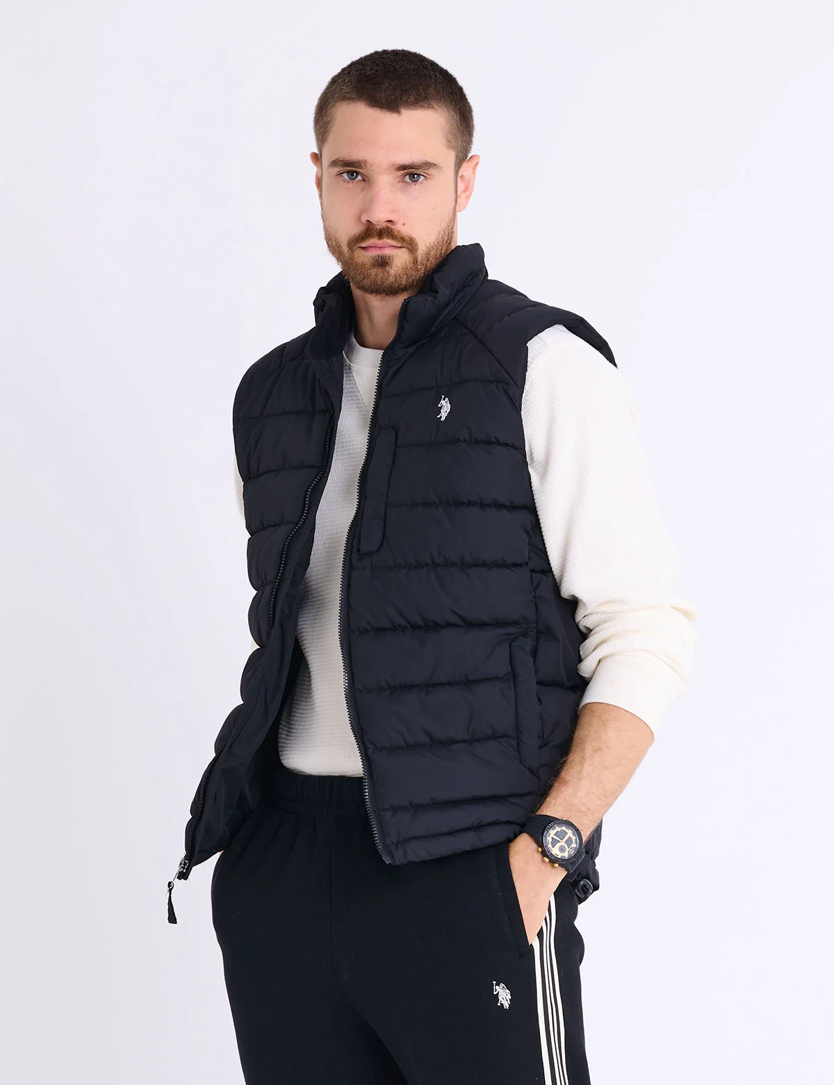 CHANNEL QUILTED PACKABLE VEST - Image 9