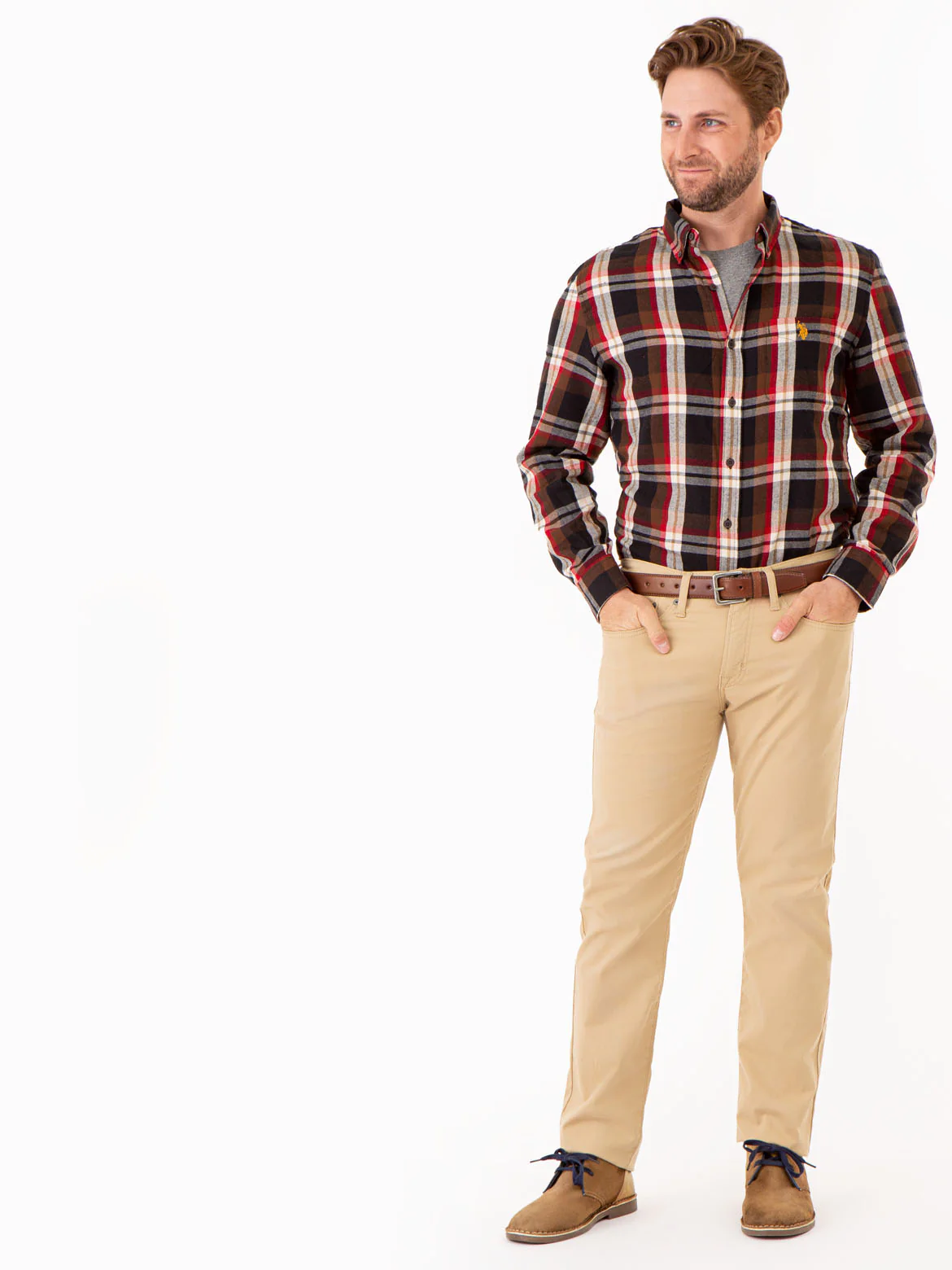 CHEST POCKET YARN DYE PLAID SHIRT - Image 2
