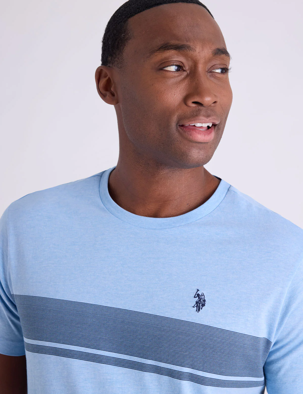 CHEST STRIPE COLORBLOCK JERSEY T-SHIRT - Image 6