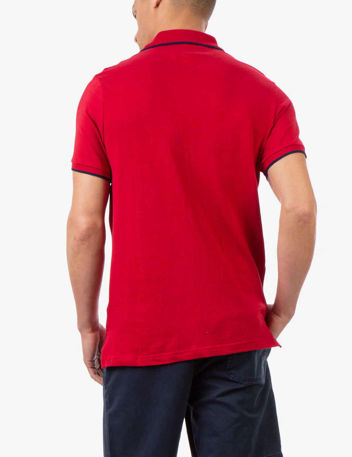 STRIPE JACQUARD PIQUE POLO SHIRT - Image 10