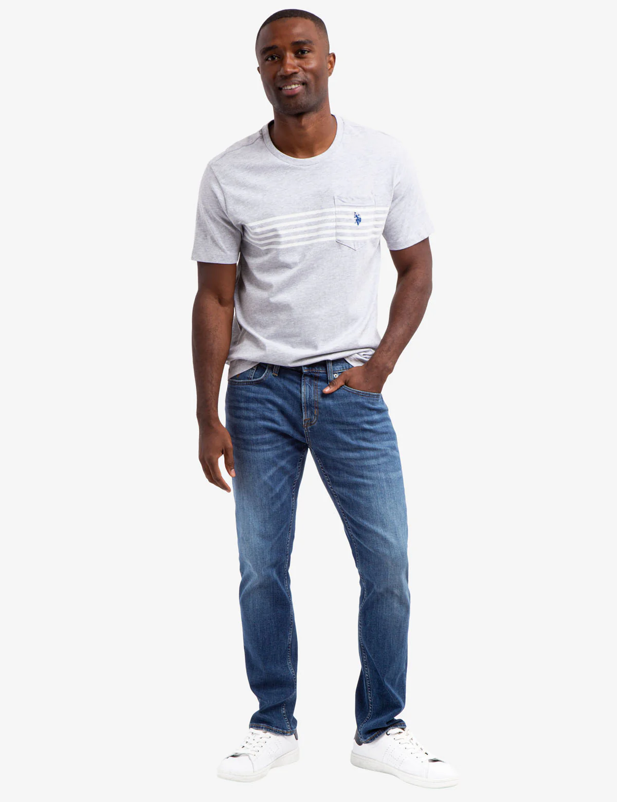 CHEST STRIPE POCKET JERSEY T-SHIRT - Image 11