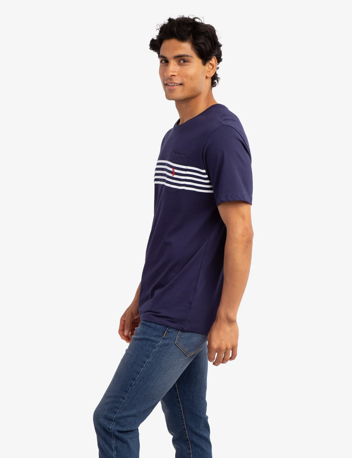 CHEST STRIPE POCKET JERSEY T-SHIRT - Image 19