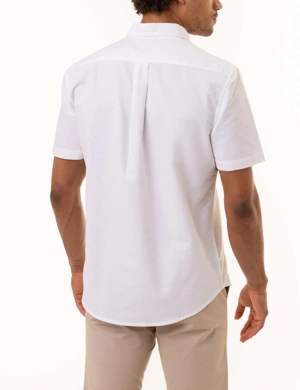 CHEST STRIPE SHORT SLEEVE OXFORD SHIRT - Image 3