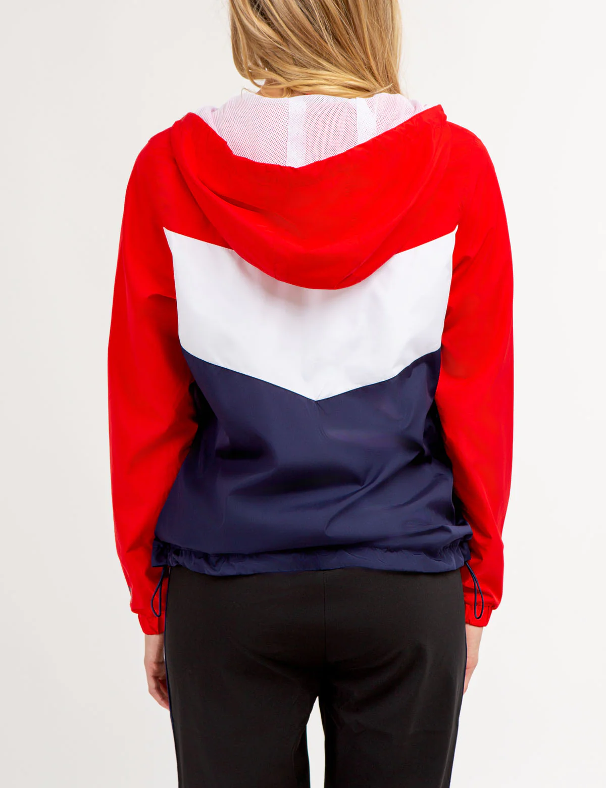 CHEVRON HOODED ZIP FRONT JACKET - Image 4