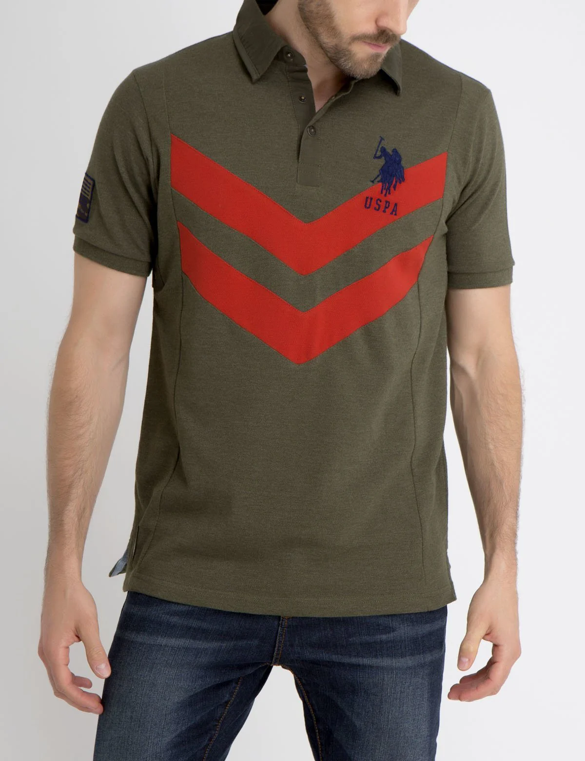 CHEVRON POLO SHIRT - Image 2
