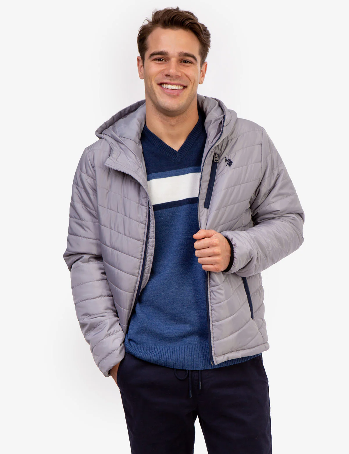 CHEVRON PUFFER JACKET - Image 2