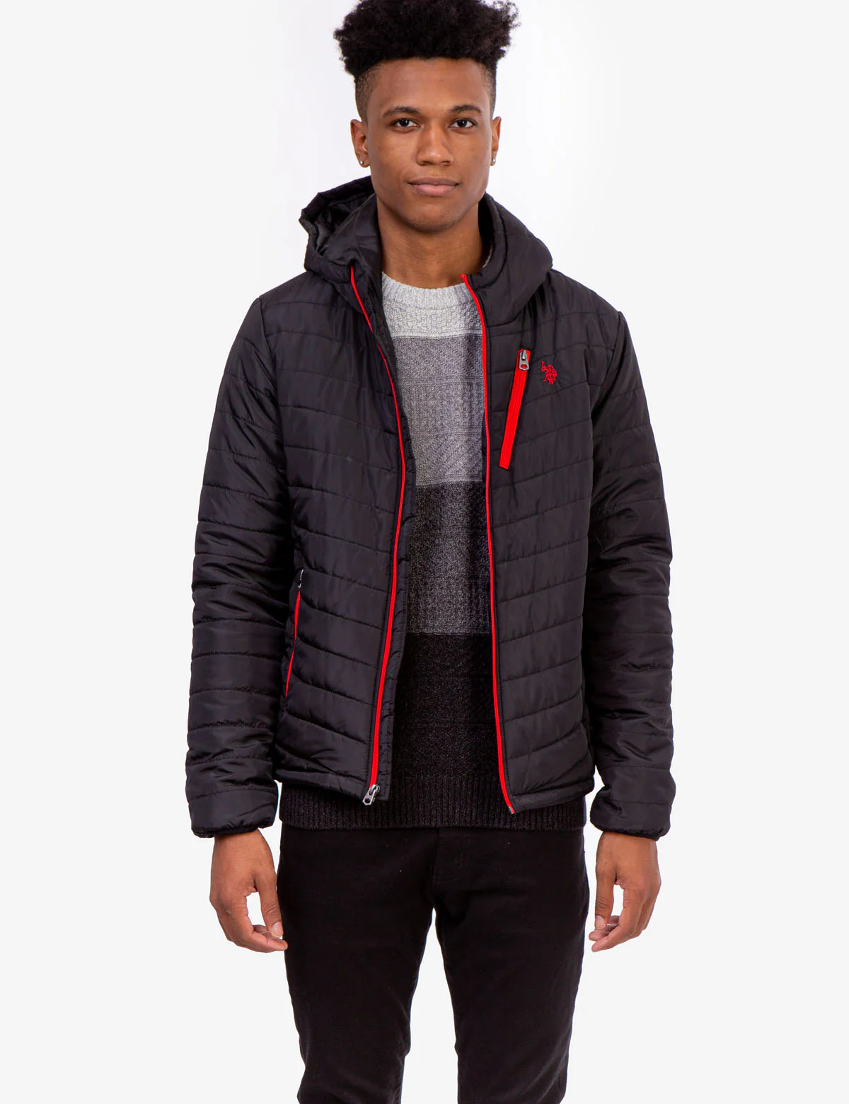 CHEVRON PUFFER JACKET - Image 4