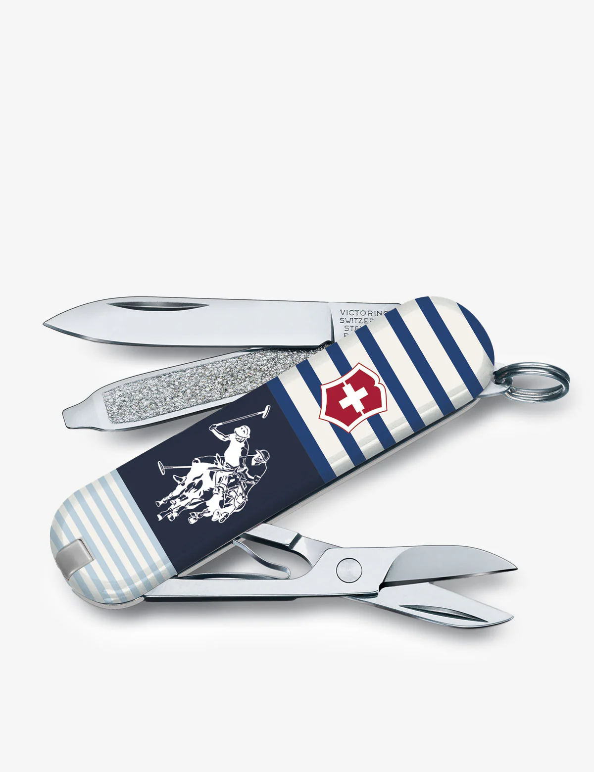 CLASSIC BLOCKED STRIPES 58MM SWISS ARMY POCKET KNIFE - Image 5
