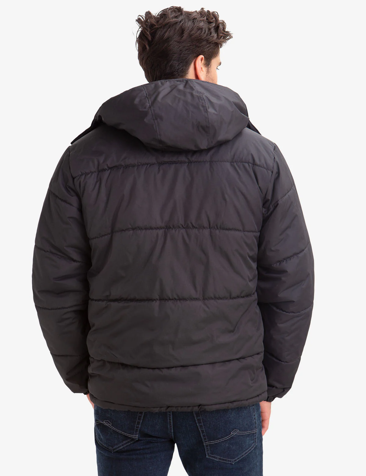 CLASSIC FLEECE LINED BUBBLE PUFFER COAT - Image 4