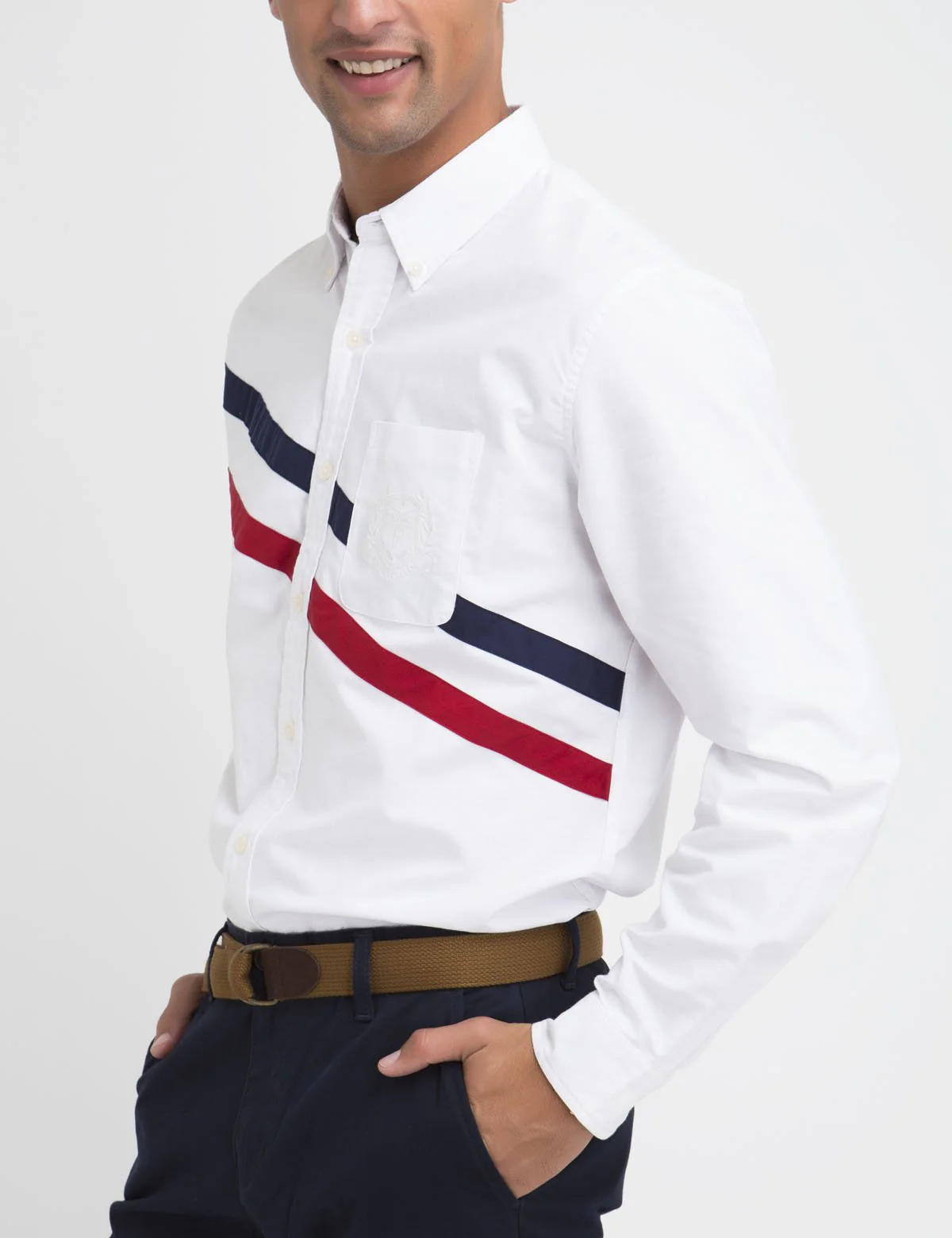 CLASSIC FIT DIAGONAL SHIRT IN OXFORD - Image 11
