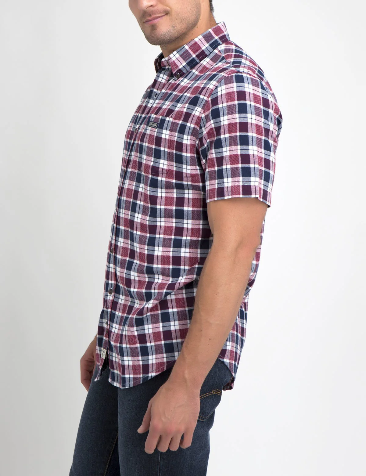 CLASSIC FIT MEDIUM PLAID SHIRT IN POPLIN - Image 5