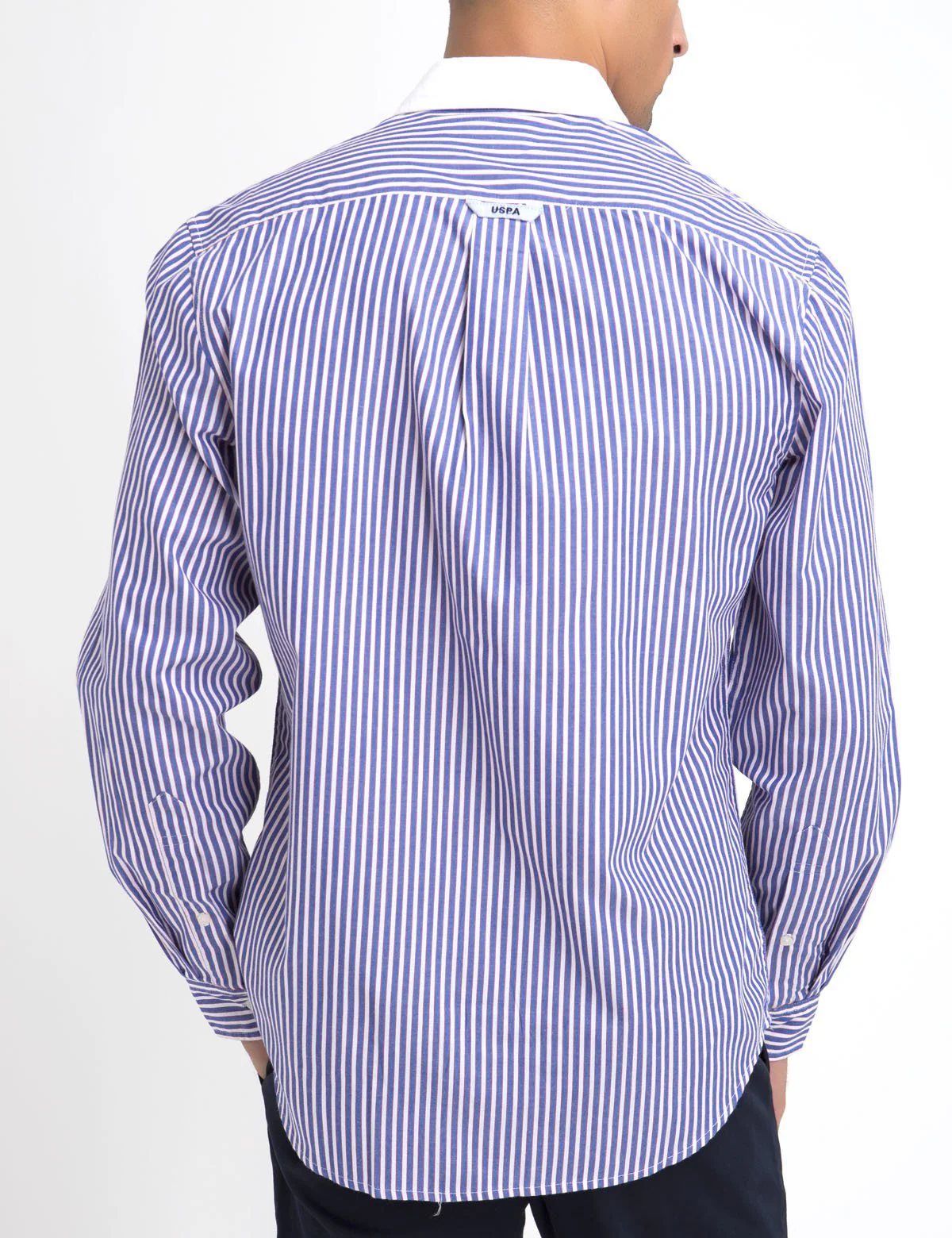 CLASSIC FIT STRIPE SHIRT IN POPLIN - Image 3