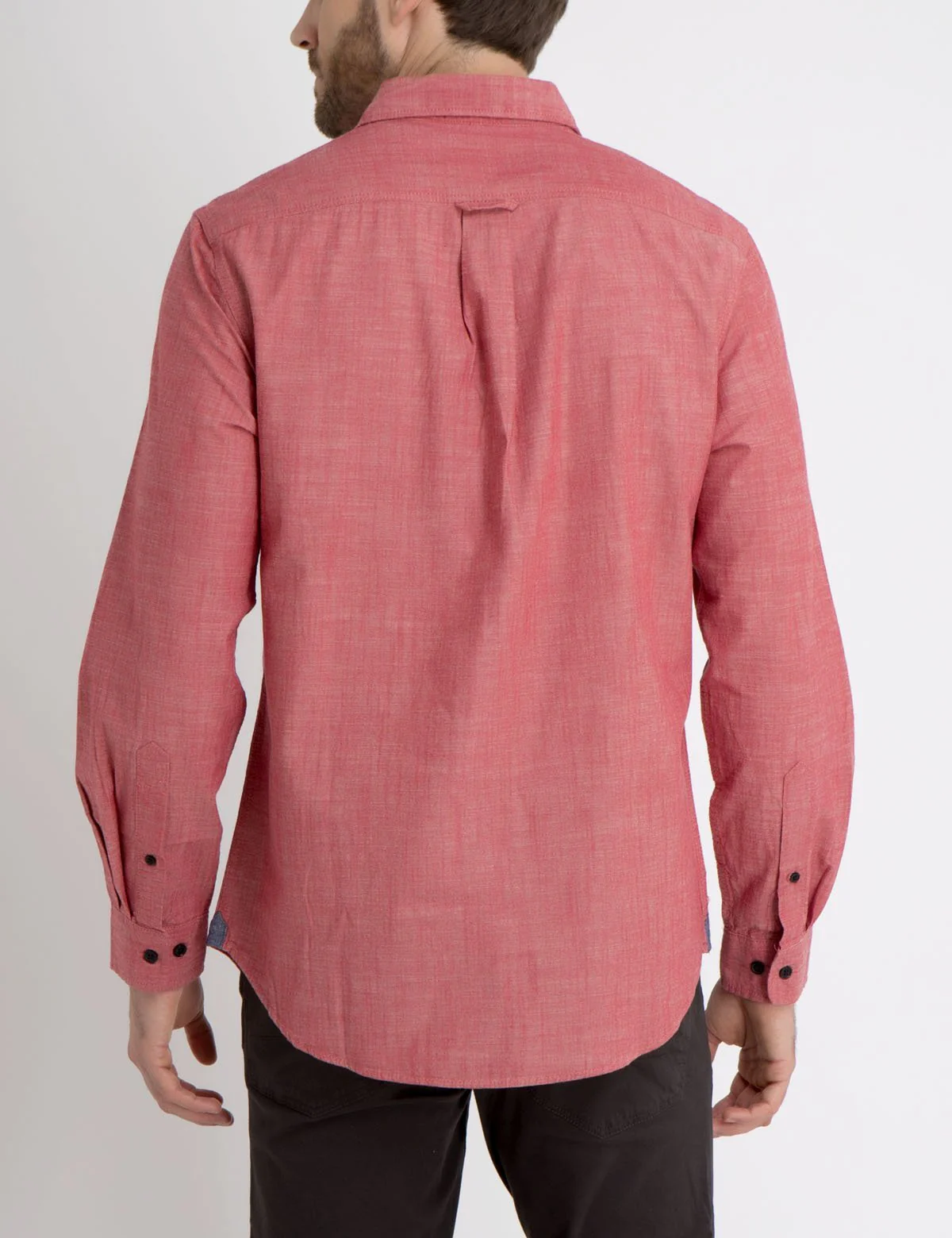 CLASSIC FIT TWO POCKET CANVAS SHIRT - Image 4