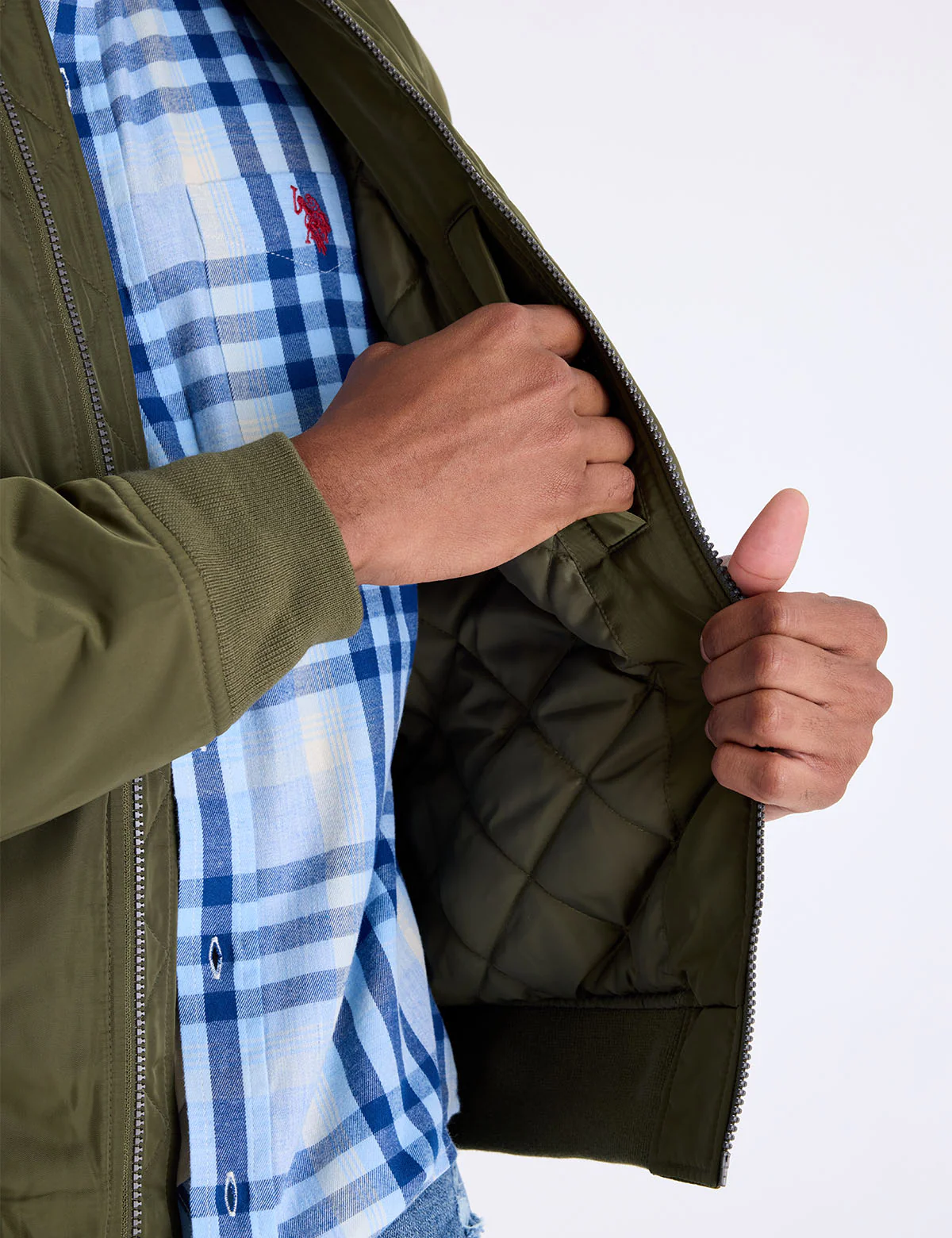 CLASSIC LINED BOMBER JACKET - Image 2