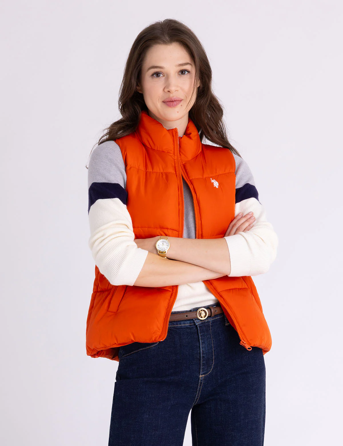 CLASSIC PUFFER VEST WITH ZIP POCKETS