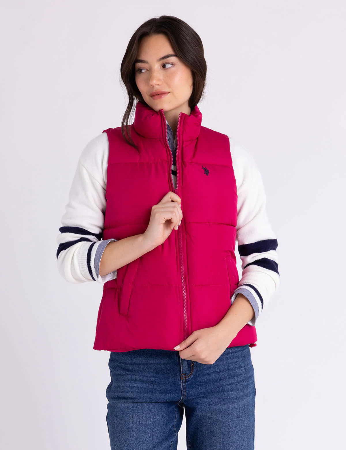 CLASSIC PUFFER VEST WITH ZIP POCKETS - Image 14
