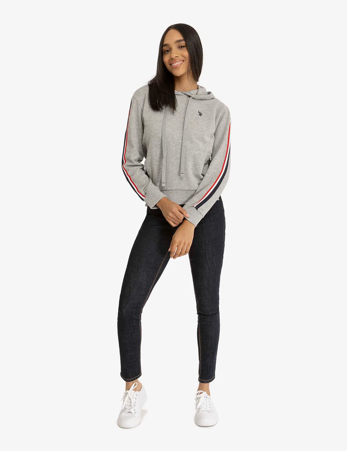CLASSIC SIGNATURE STRIPE PULLOVER HOODIE - Image 2