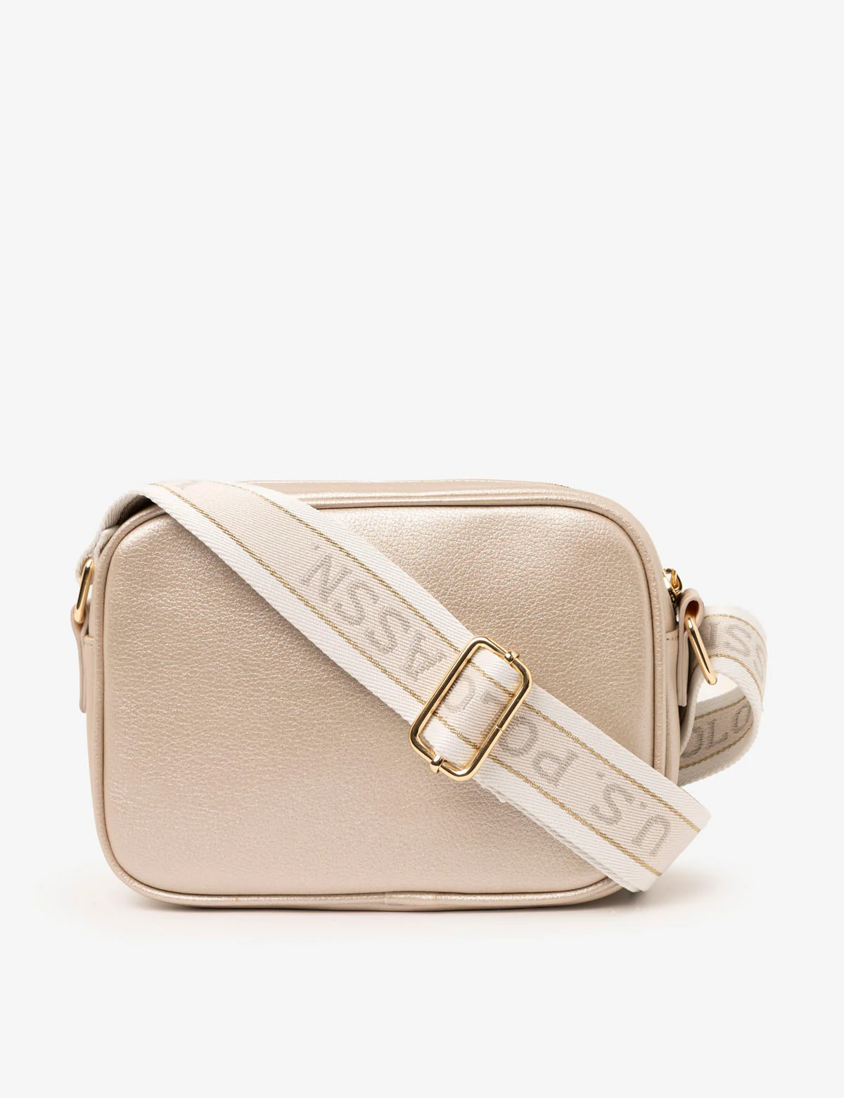 CLASSIC ZIP METALLIC CROSSBODY BAG - Image 11