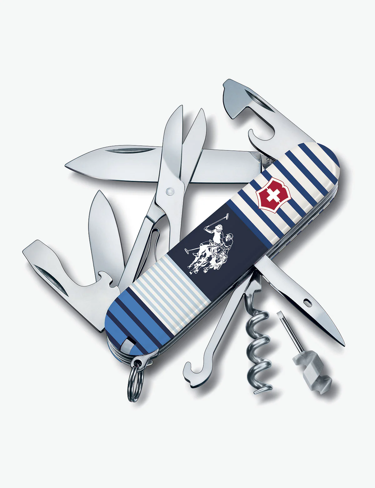 CLIMBER BLOCKED STRIPES 91MM SWISS ARMY POCKET KNIFE - Image 3