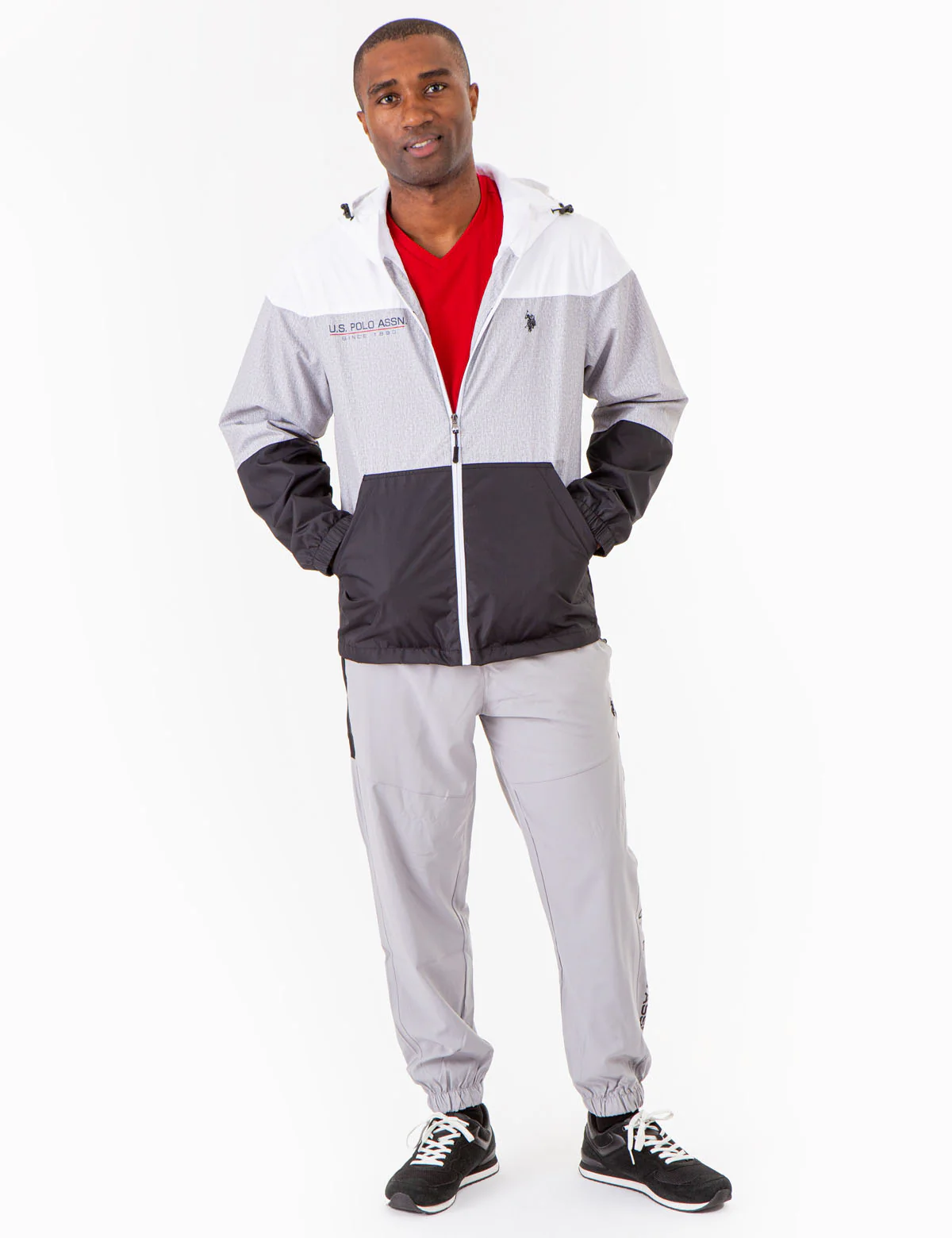 COLOBLOCK USPA LOGO HOODED JACKET - Image 2